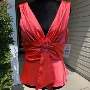 Coral Evening Top
